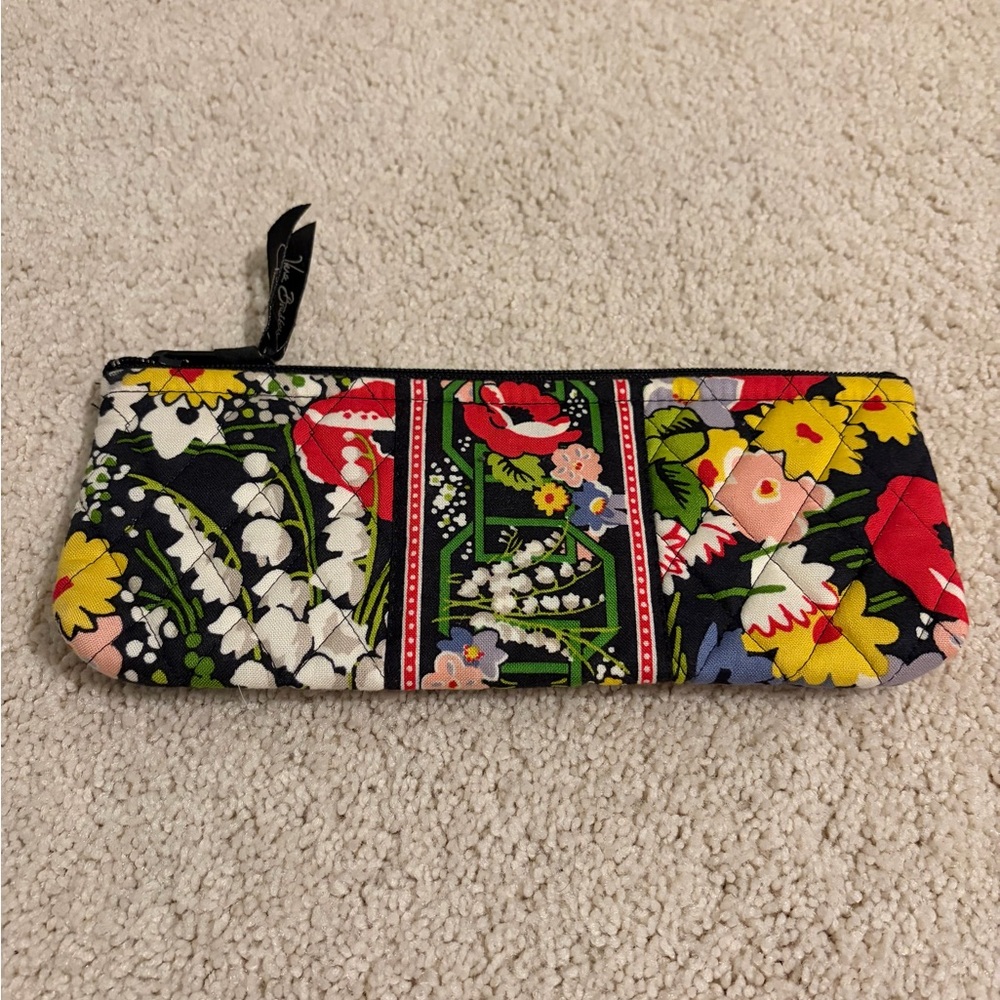 Vera Bradley Small Cosmetic Bag in Poppy Fields